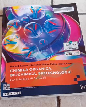 Chimica organica,biochimica, biotecnologie  con la