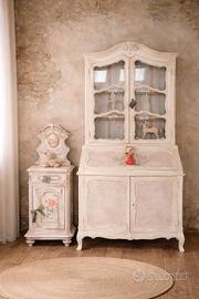credenza e comodino shabby provenzale 