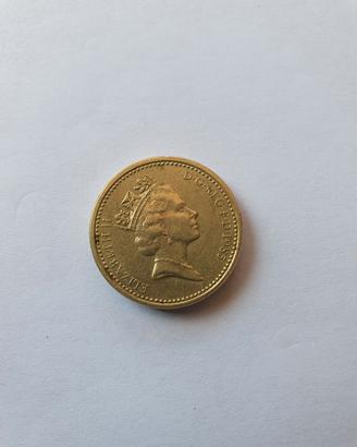 MONETA RARA ONE POUND 1985 - ELIZABETH II