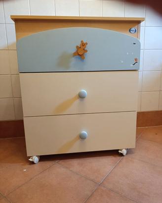 Cassettiera fasciatoio pali come nuova