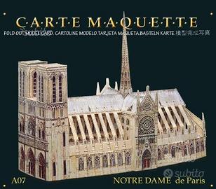 Modellino 3D Notre Dame de Paris-Mirontaine nuovo