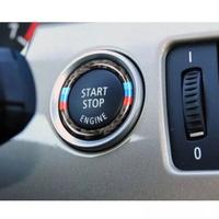 Adesivi carbonio per sterzo e starter BMW + tappi