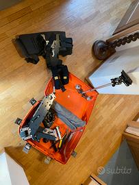 Steadycam, braccio e corpetto + flycam