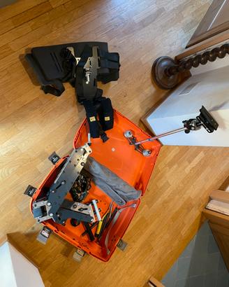 Steadycam, braccio e corpetto + flycam