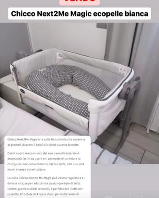 nextome culla lettino Chicco magic