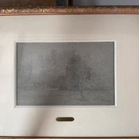 Quadro disegno carboncino