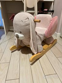 Coniglietto dondolo per bambini 