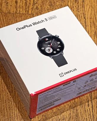 OnePlus Watch 3 43mm smartwatch NUOVO sigillato