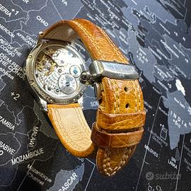 Orologio Eberhard Traversetolo vitrè per mancini