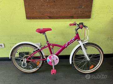Bici B-TWIN revisionata ruote 20 per bambina
