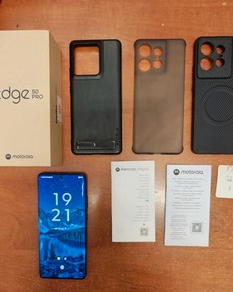 Motorola Edge 50Pro, 12/512gb,3 custodie+garanzia