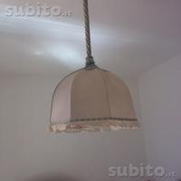 Lampadario in stoffa