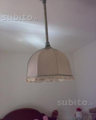 Lampadario in stoffa