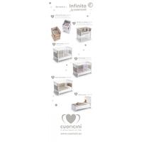 Lettino cuoricini infinito da culla a letto