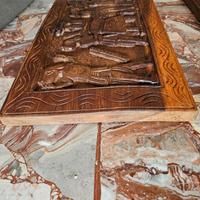 quadro in legno intagliato