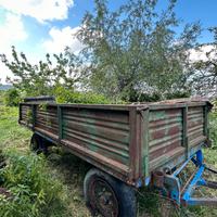 Rimorchio Carrello Pianale Agricolo - Con sponde