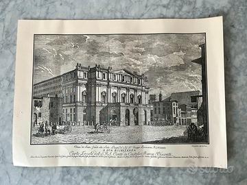 Riproduzione numerata Teatro alla scala Milano