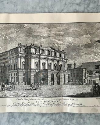 Riproduzione numerata Teatro alla scala Milano