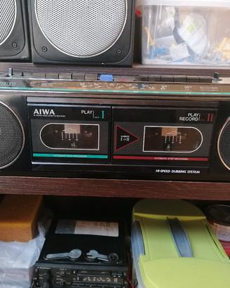 radio vintage Aiwa Cs-w300 