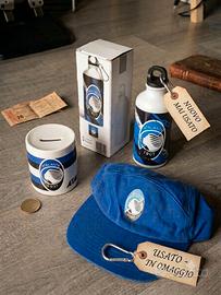 Set tifoso Atalanta, Borraccia+ Salvadanaio+Cappei