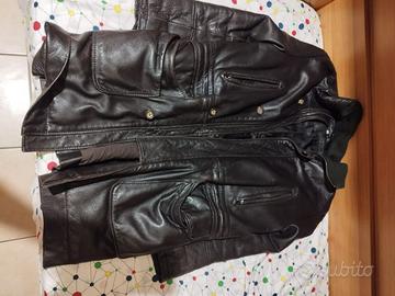 Cappotto in vera pelle conbipel