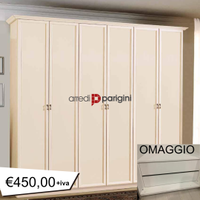 Armadio 6 ante battenti-Classico PRONTA CONSEGNA