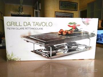 Grill da tavolo con Pietra ollare