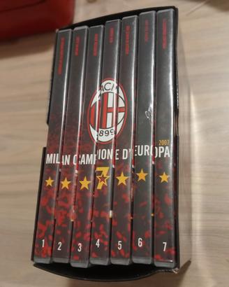 Milan campione d’Europa 2007 
cofanetto 7 DVD
