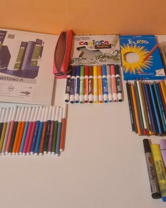 Mega Lotto Cancelleria e Disegno: Raccoglitore,ecc