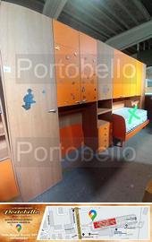 Codice: 268626 CAMERETTA RAGAZZI COLORE NOCE CHIA