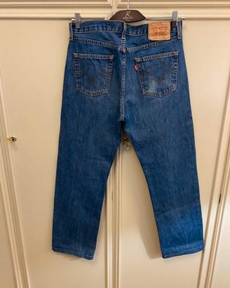 Jeans uomo Levi Strauss W 33 L 32 blu scuro