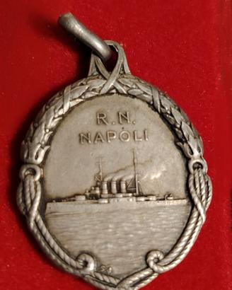 Medaglia Regia Nave NAPOLI 1908 in Argento 800 