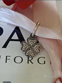 charm Pandora Quadrifoglio 