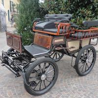 Carrozza per cavalli wagonet finiture di pregio