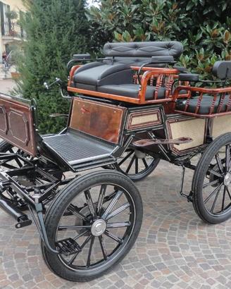 Carrozza per cavalli wagonet finiture di pregio