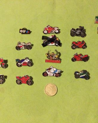 Spille pins smaltate replica di moto anni 80 e 90