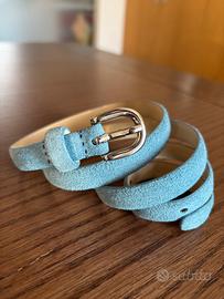 Cintura Stefanel in pelle scamosciata.