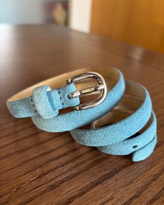 Cintura Stefanel in pelle scamosciata.