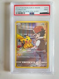 Carte pokemon Pikachu PSA 9 Litha BGS 9,5 Ita