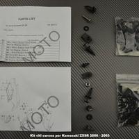 Kit viti carena per Kawasaki ZX9R 2000 - 2003