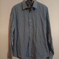 Camicia a quadri uomo vintage XXL Cotton & Silk