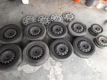  gomme e cerchi fiat punto 14"