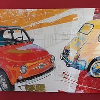 quadro 500 vintage plexiglass resina telaio legno
