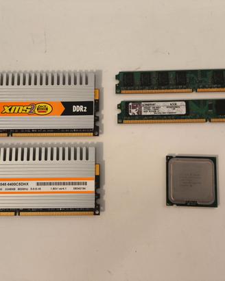 8GB RAM DDR2 + CPU Core2 Quad