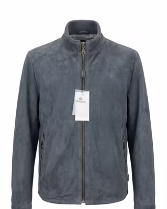 Giacca Uomo in Pelle di Capra Scamosciata Vincent