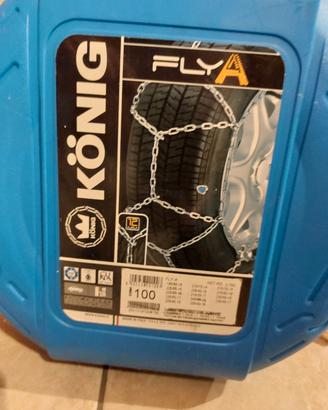 catene da neve konig fly a mis.100 NUOVE