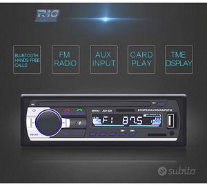 AUTORADIO 1 DIN BLUETOOTH MP3 USB SD AUX