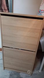 Scarpiera ikea 2 ante betulla