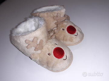 Ciabattine invernali natalizie bimbo