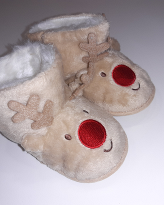 Ciabattine invernali natalizie bimbo